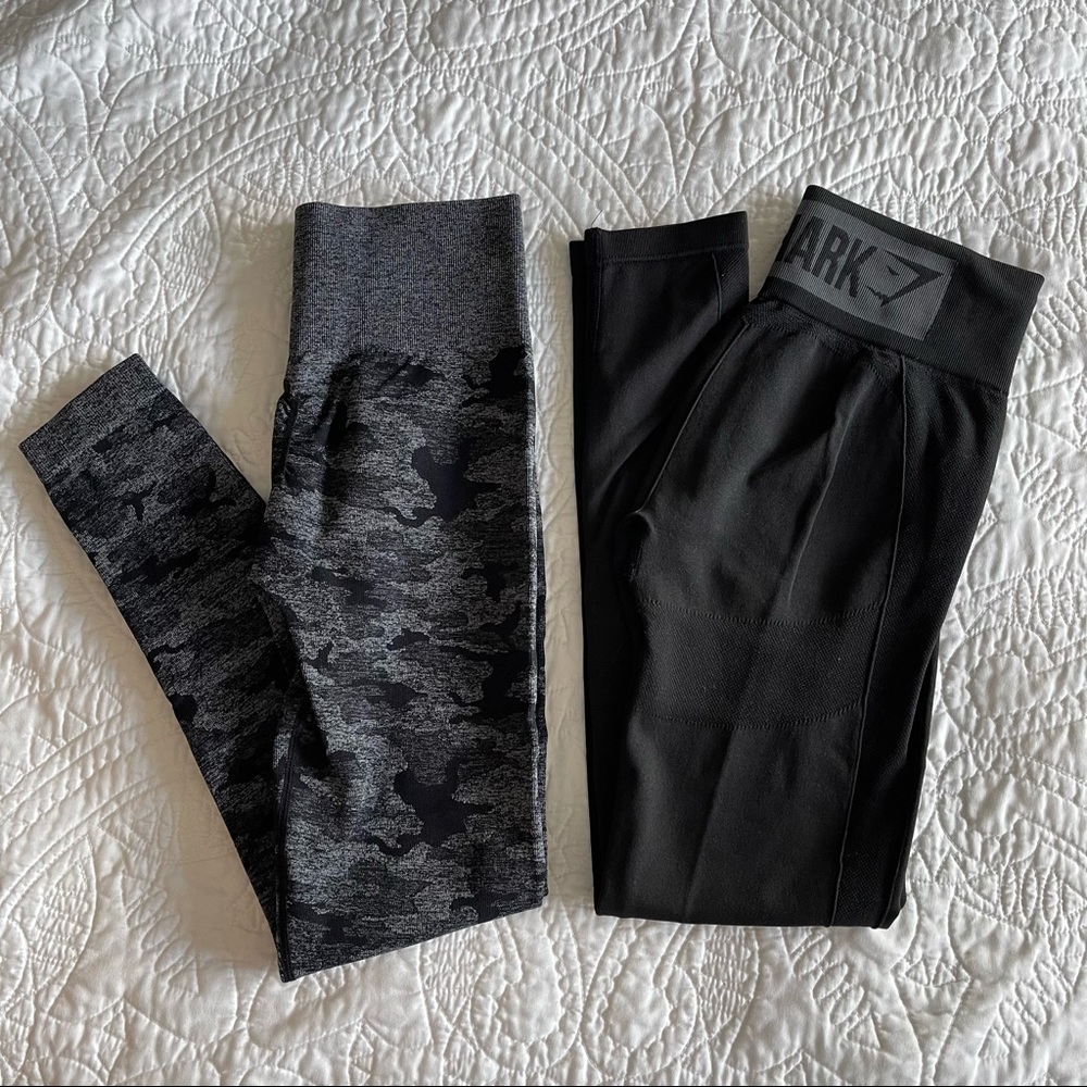 (2) Gymshark Flex High Waisted Leggings